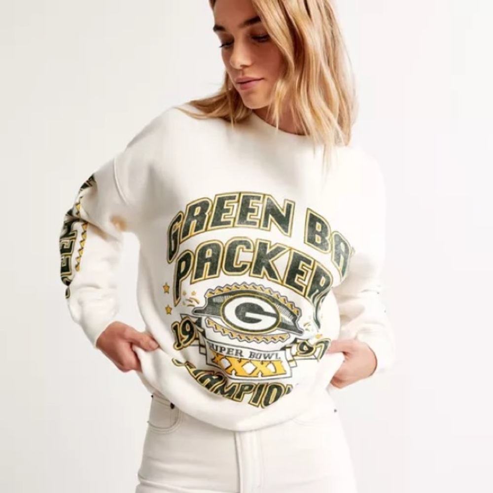 Abercrombie and Fitch Green Bay Packers Sweatshirt